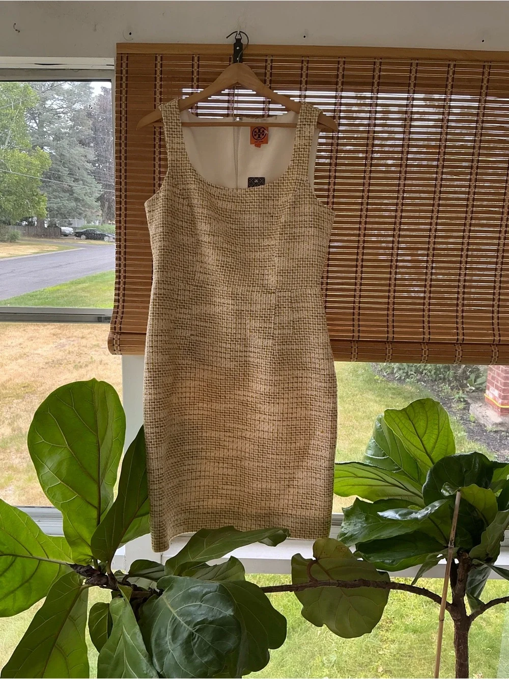 Tory Burch Tweed Sleeveless Dress Size 10